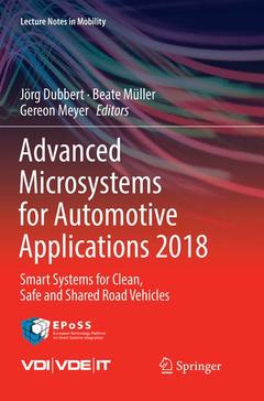 Cover of the book Advanced Microsystems for Automotive Applications 2018