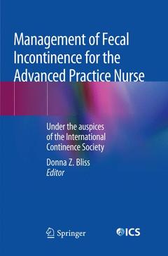 Couverture de l’ouvrage Management of Fecal Incontinence for the Advanced Practice Nurse