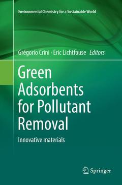 Couverture de l’ouvrage Green Adsorbents for Pollutant Removal