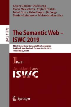 Couverture de l’ouvrage The Semantic Web – ISWC 2019