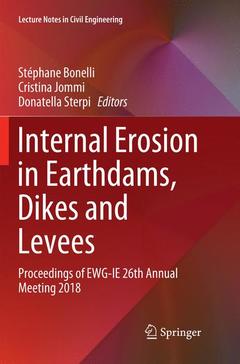 Couverture de l’ouvrage Internal Erosion in Earthdams, Dikes and Levees