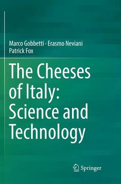Couverture de l’ouvrage The Cheeses of Italy: Science and Technology