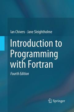 Couverture de l’ouvrage Introduction to Programming with Fortran
