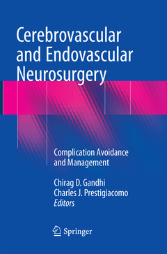 Couverture de l’ouvrage Cerebrovascular and Endovascular Neurosurgery