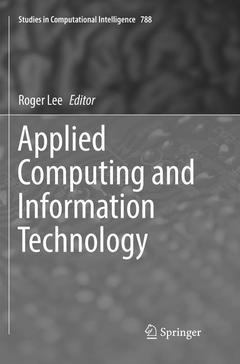 Couverture de l’ouvrage Applied Computing and Information Technology