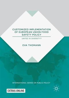Couverture de l’ouvrage Customized Implementation of European Union Food Safety Policy