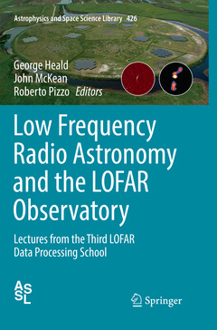 Couverture de l’ouvrage Low Frequency Radio Astronomy and the LOFAR Observatory