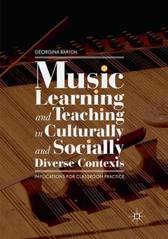 Couverture de l’ouvrage Music Learning and Teaching in Culturally and Socially Diverse Contexts