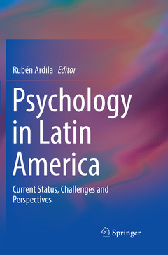 Couverture de l’ouvrage Psychology in Latin America
