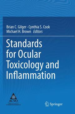 Couverture de l’ouvrage Standards for Ocular Toxicology and Inflammation