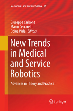 Couverture de l’ouvrage New Trends in Medical and Service Robotics