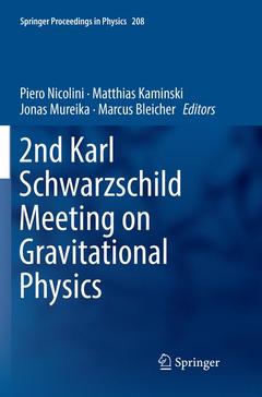 Couverture de l’ouvrage 2nd Karl Schwarzschild Meeting on Gravitational Physics