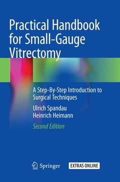Couverture de l’ouvrage Practical Handbook for Small-Gauge Vitrectomy