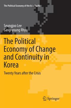 Couverture de l’ouvrage The Political Economy of Change and Continuity in Korea
