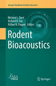 Couverture de l’ouvrage Rodent Bioacoustics