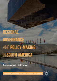 Couverture de l’ouvrage Regional Governance and Policy-Making in South America