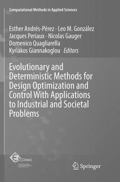 Cover of the book Evolutionary and Deterministic Methods for Design Optimization and Control With Applications to Industrial and Societal Problems