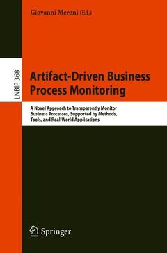 Cover of the book Artifact-Driven Business Process Monitoring