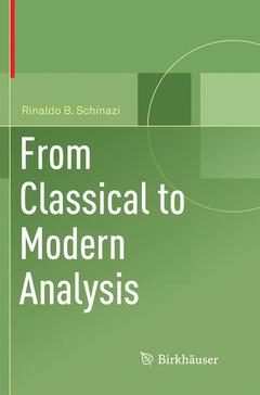 Couverture de l’ouvrage From Classical to Modern Analysis