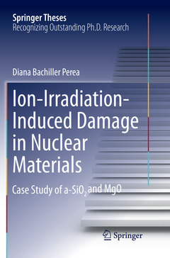 Couverture de l’ouvrage Ion-Irradiation-Induced Damage in Nuclear Materials
