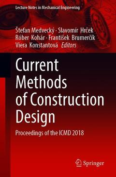 Couverture de l’ouvrage Current Methods of Construction Design