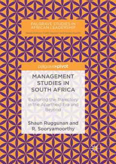 Couverture de l’ouvrage Management Studies in South Africa