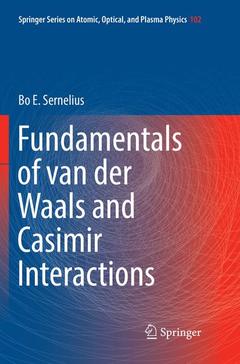 Couverture de l’ouvrage Fundamentals of van der Waals and Casimir Interactions
