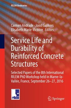 Couverture de l’ouvrage Service Life and Durability of Reinforced Concrete Structures