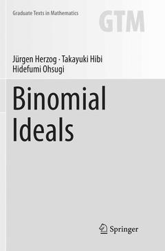 Couverture de l’ouvrage Binomial Ideals