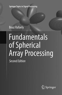 Couverture de l’ouvrage Fundamentals of Spherical Array Processing