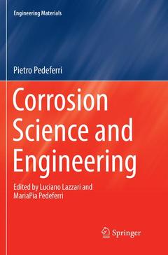 Couverture de l’ouvrage Corrosion Science and Engineering