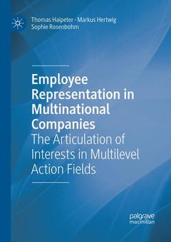 Couverture de l’ouvrage Employee Representation in Multinational Companies
