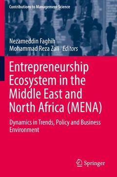 Couverture de l’ouvrage Entrepreneurship Ecosystem in the Middle East and North Africa (MENA)