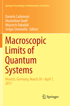 Couverture de l’ouvrage Macroscopic Limits of Quantum Systems
