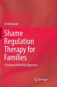 Couverture de l’ouvrage Shame Regulation Therapy for Families