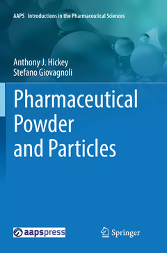 Couverture de l’ouvrage Pharmaceutical Powder and Particles