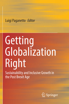 Couverture de l’ouvrage Getting Globalization Right