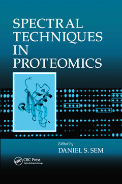 Couverture de l’ouvrage Spectral Techniques In Proteomics
