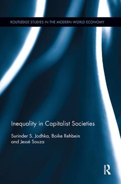 Couverture de l’ouvrage Inequality in Capitalist Societies