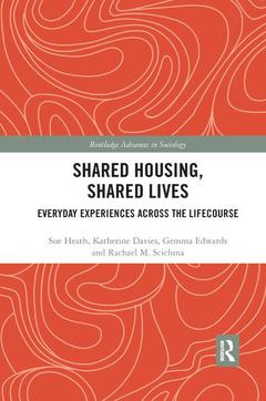Couverture de l’ouvrage Shared Housing, Shared Lives