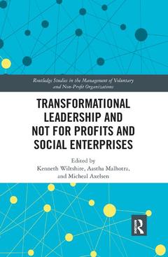 Couverture de l’ouvrage Transformational Leadership and Not for Profits and Social Enterprises