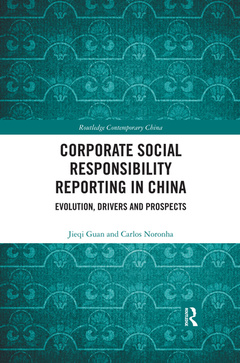 Couverture de l’ouvrage Corporate Social Responsibility Reporting in China
