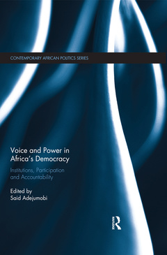 Cover of the book Voice and Power in Africa's Democracy