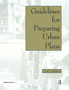 Couverture de l’ouvrage Guidelines for Preparing Urban Plans