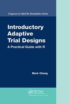 Couverture de l’ouvrage Introductory Adaptive Trial Designs