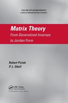 Couverture de l’ouvrage Matrix Theory
