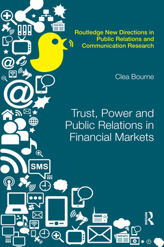 Couverture de l’ouvrage Trust, Power and Public Relations in Financial Markets