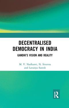 Couverture de l’ouvrage Decentralised Democracy in India