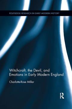 Couverture de l’ouvrage Witchcraft, the Devil, and Emotions in Early Modern England