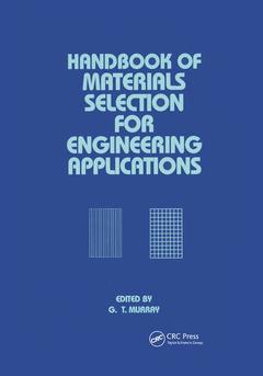 Couverture de l’ouvrage Handbook of Materials Selection for Engineering Applications
